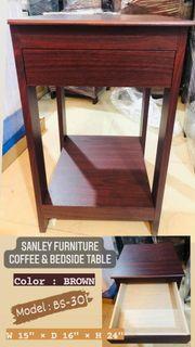 COFFEE & BEDSIDE TABLE w/ Drawer