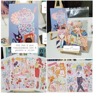 <Convention Haul> Art Prints: Sailormoon, Ghibli's Jiji, Inumaki, Hololive's Rikka