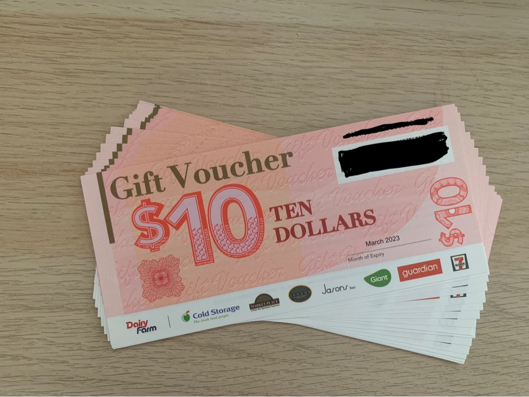 Dairy Farm Group Voucher 320 (10 x32) Expiry March 2023, Tickets