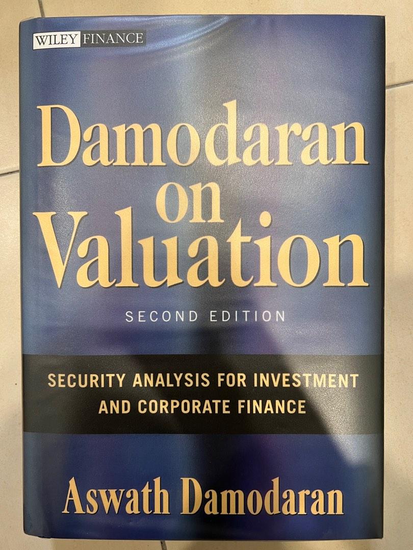 Damodaran on Valuation, Hobbies & Toys, Books & Magazines, Textbooks on