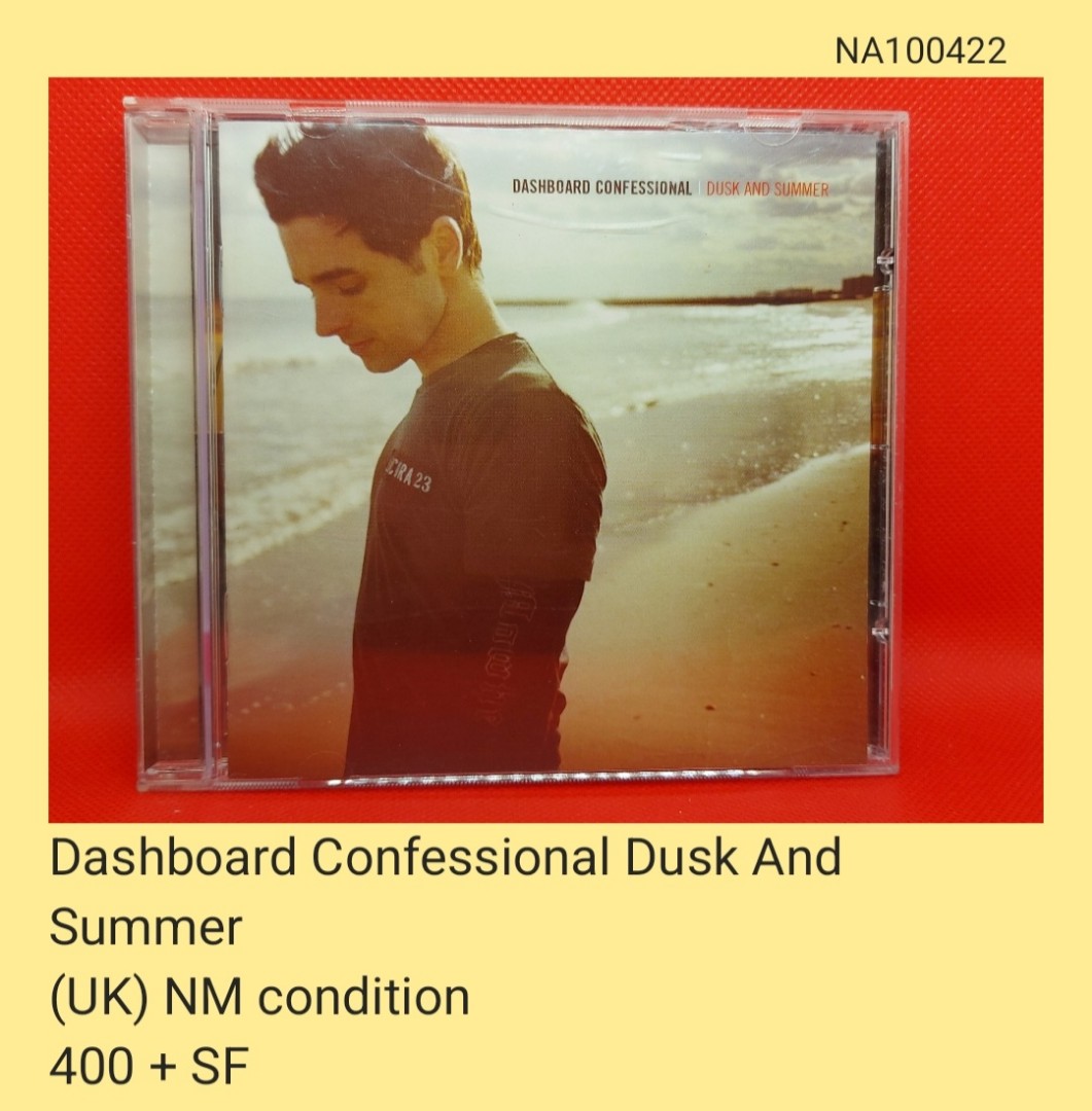 Dashboard Confessional Dusk And Summer CD (unsealed), Hobbies & Toys