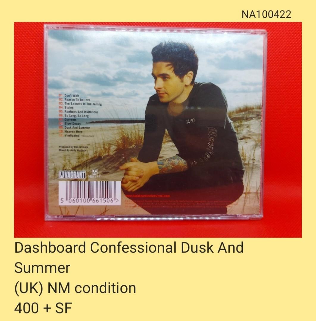 Dashboard Confessional Dusk And Summer CD (unsealed), Hobbies & Toys