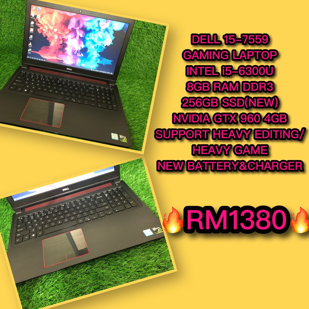 Dell Gaming I5 8gb 256gb Ssd Gtx 960 Computers Tech Laptops Notebooks On Carousell