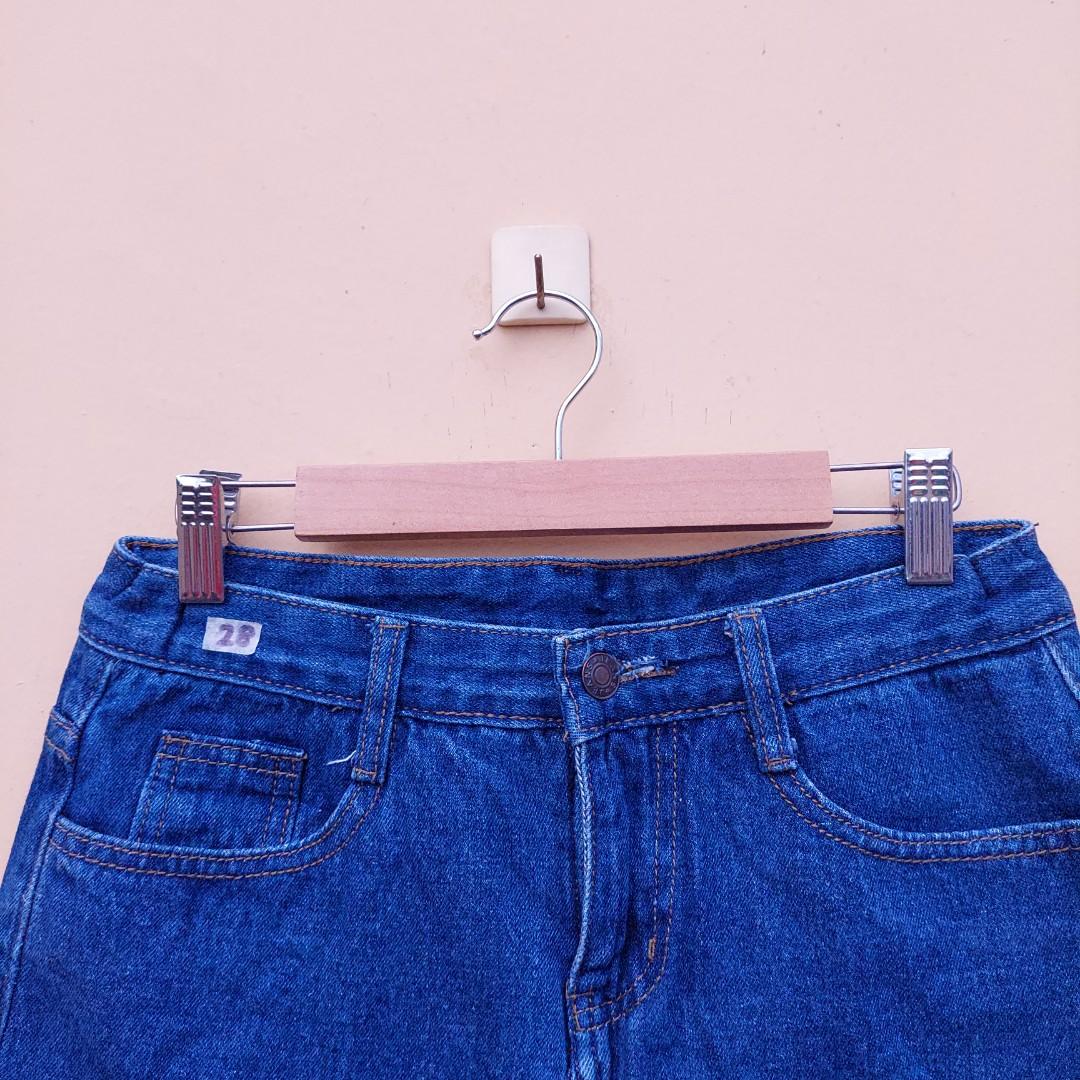 Denim Short Skirt, Women's Fashion, Bottoms, Shorts on Carousell