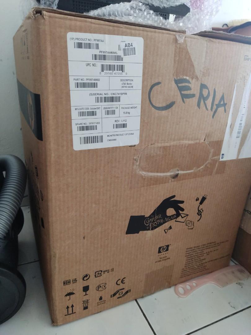 desktop crt monitor, hp s7540, new, 17 inch., Computers & Tech