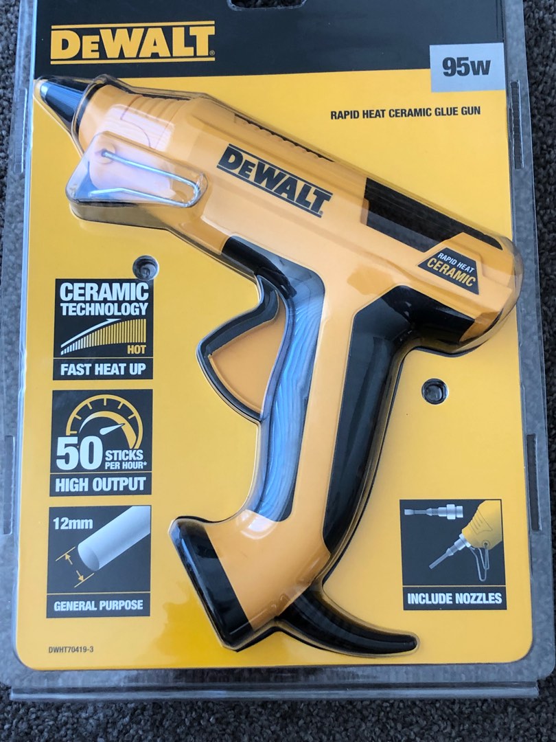 DeWalt Rapid Heat Ceramic Glue Gun, Furniture & Home Living, Home