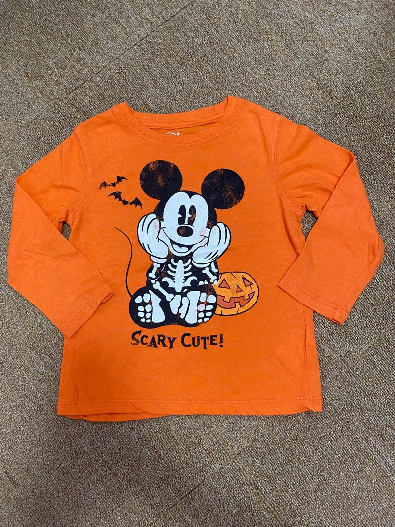 Disney Mickey Halloween Top, Babies & Kids, Babies & Kids Fashion on