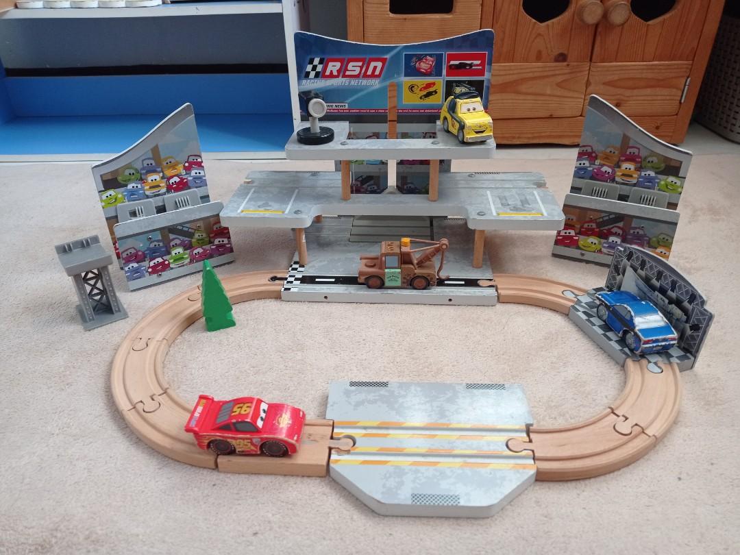 Disney Pixar s Cars Wooden Track Set Hobbies Toys Toys Games