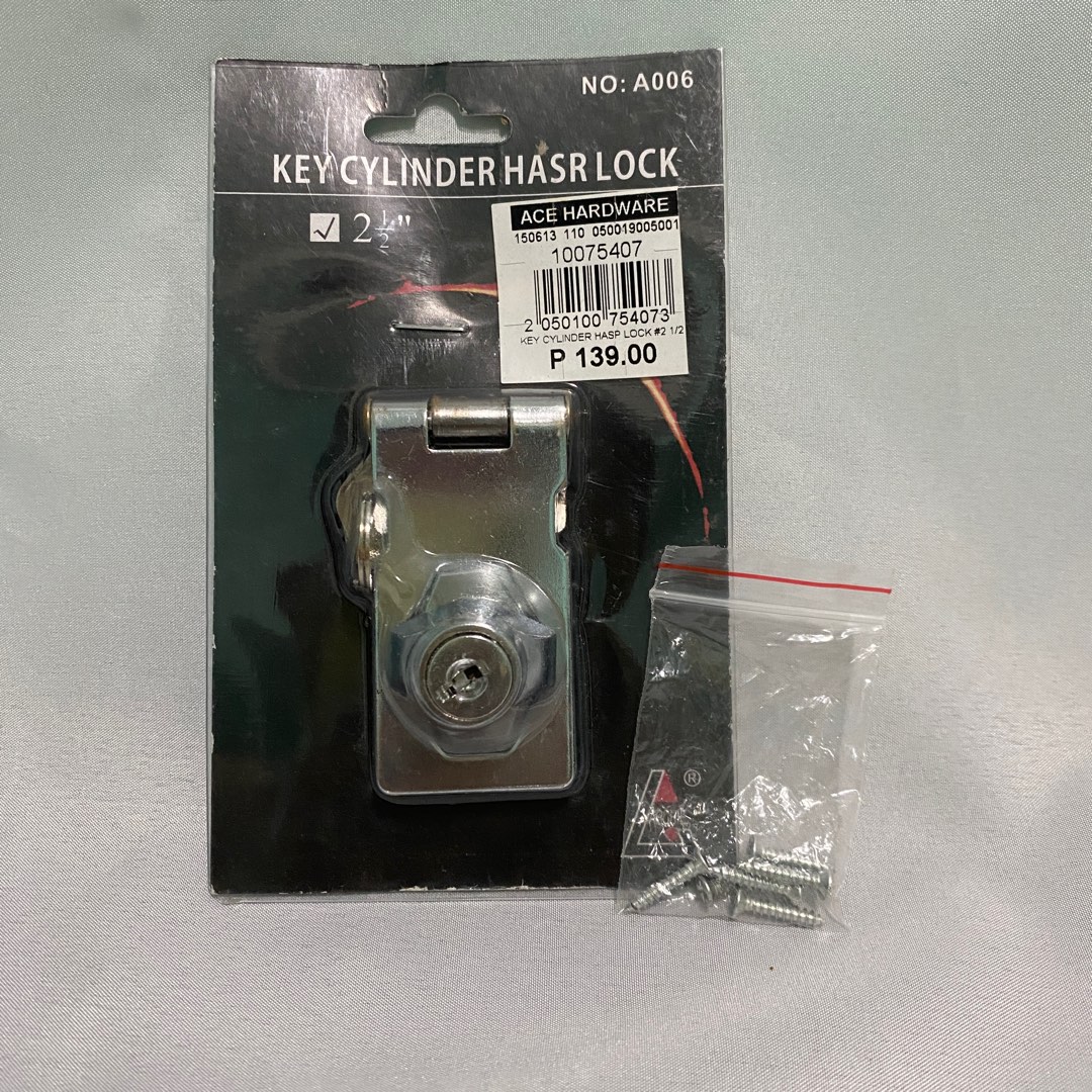 Stainless Steel Door Lock (Ace Hardware), Furniture & Home Living