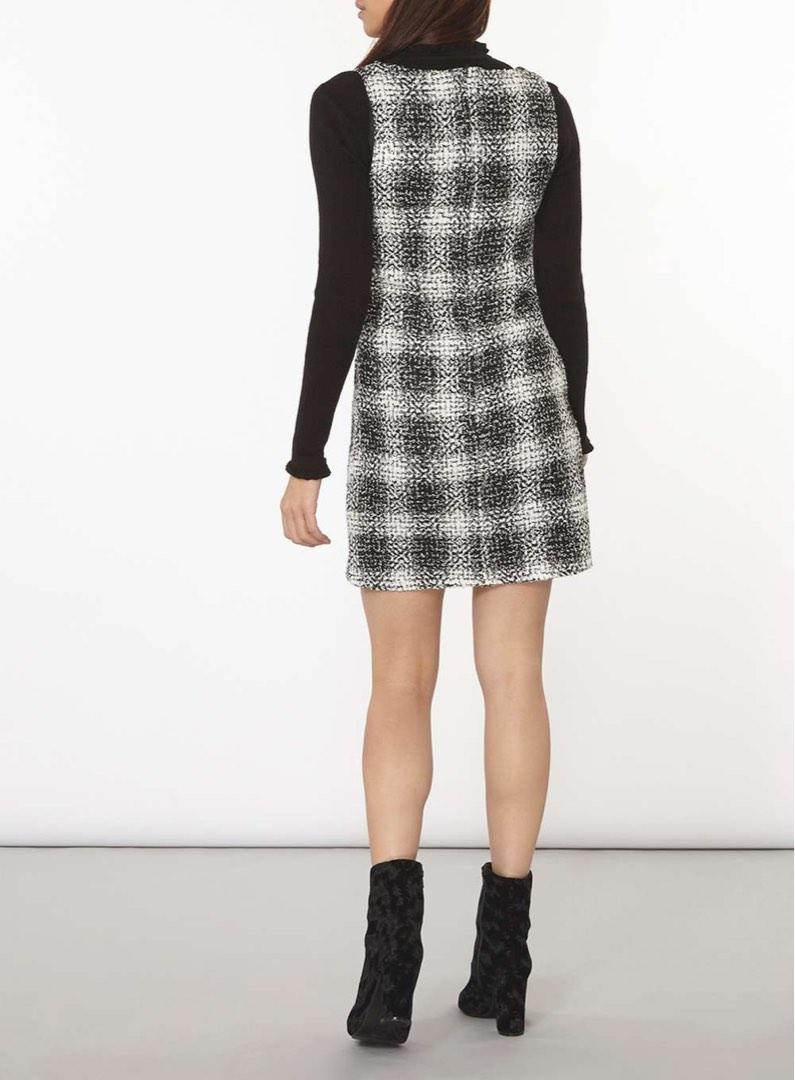 Dorothy perkins tweed dress deals