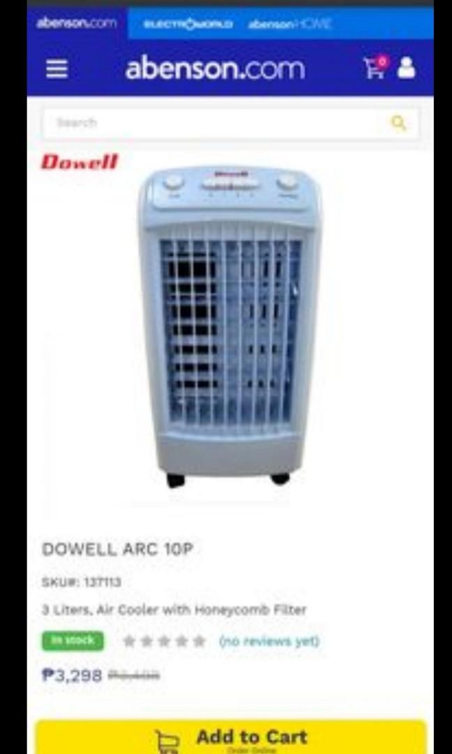 Dowell air cooler review deals