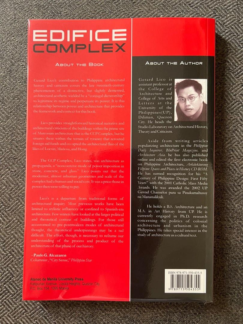 Edifice Complex: Power, Myth, and Marcos State Architecture, Hobbies ...