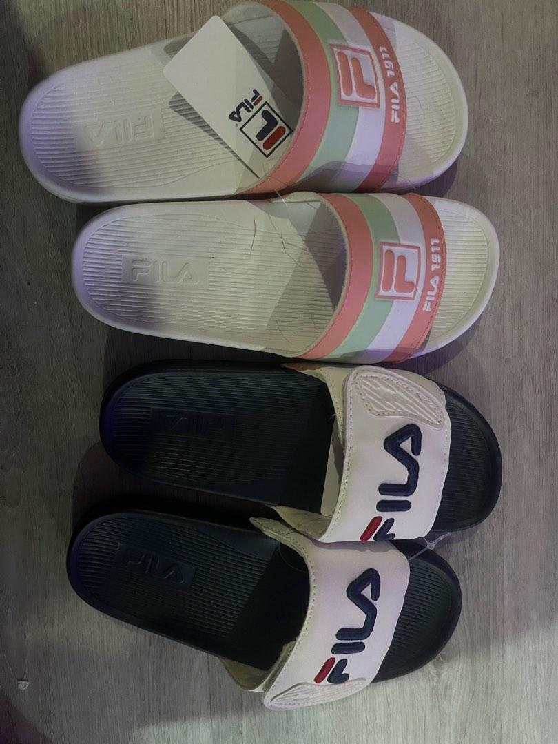 womens fila slides