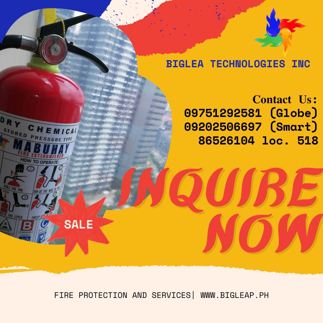 Fire Extinguisher approved by BFP, Commercial & Industrial