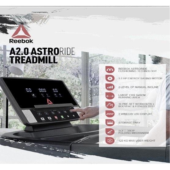Reebok astroride 2.0 treadmill review best sale