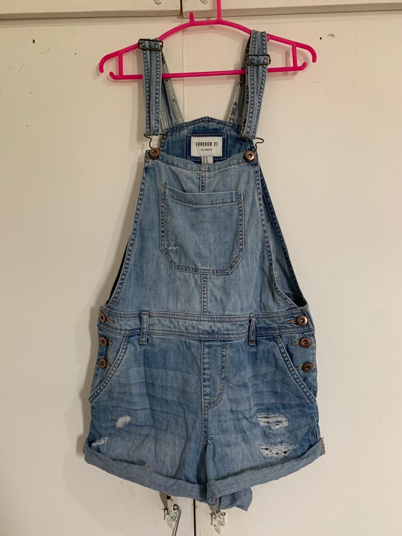 Forever 21 denim jumper clearance