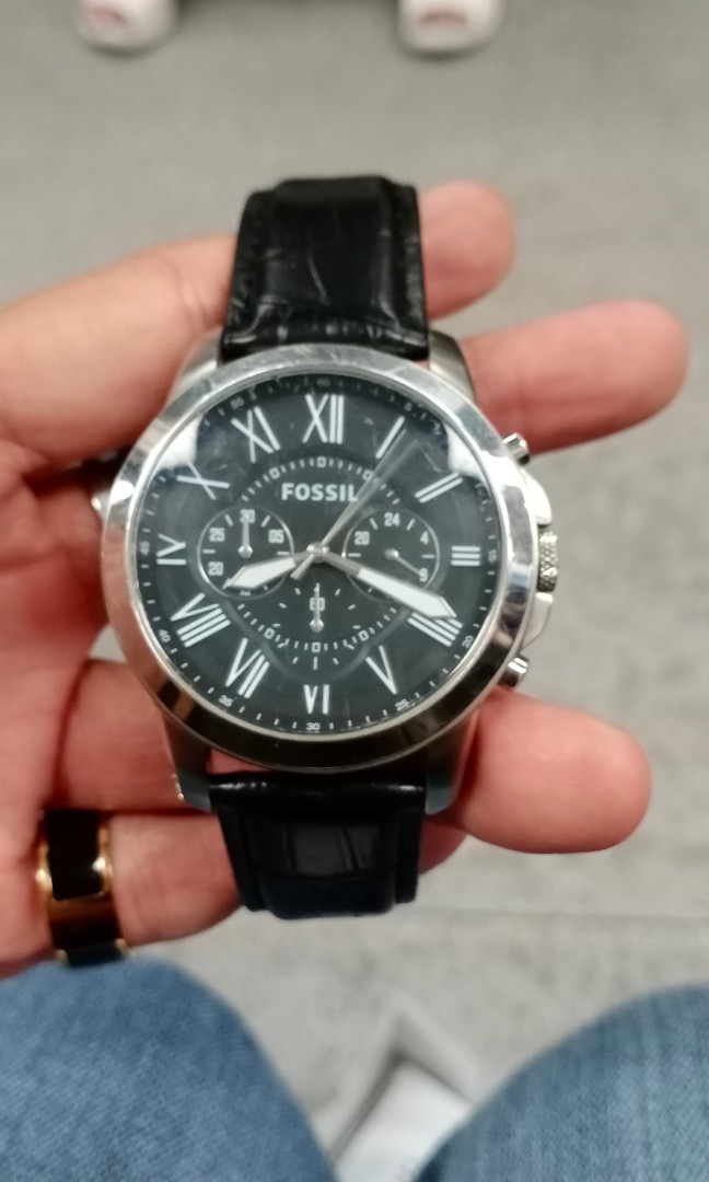 Fossil man watch