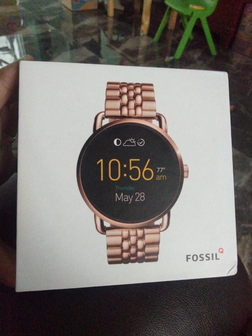 Harga jam on sale fossil q wander
