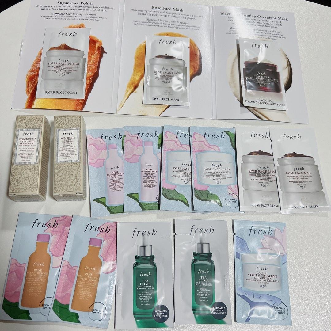 Fresh sample set, Beauty & Personal Care, Face, Face Care on Carousell