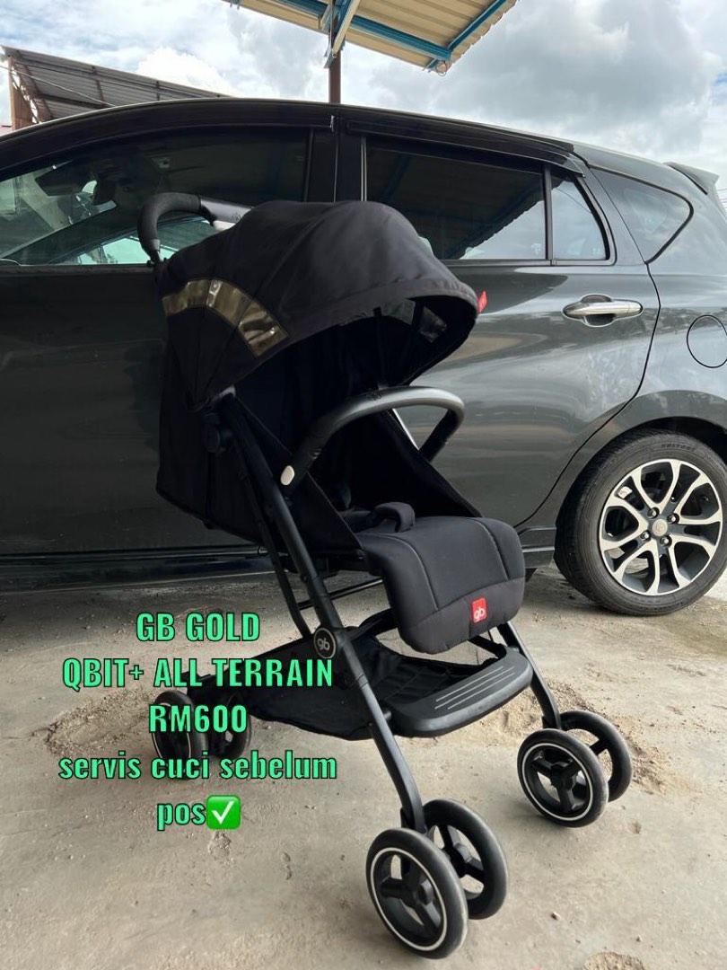 Gb qbit all black, Babies & Kids, Going Out, Strollers on Carousell