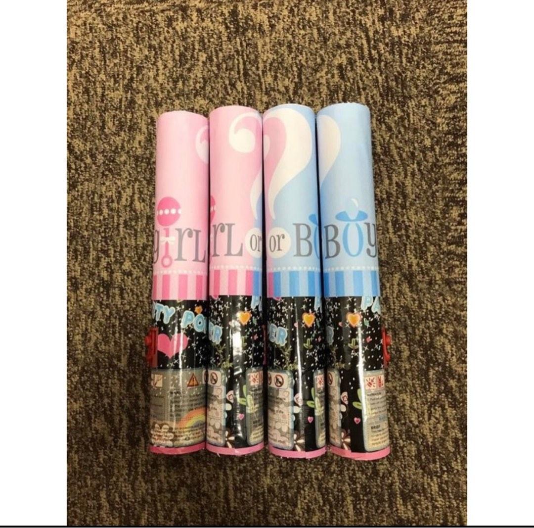 Gender Reveal Popper (Confetti)(Blue), Hobbies & Toys, Stationery