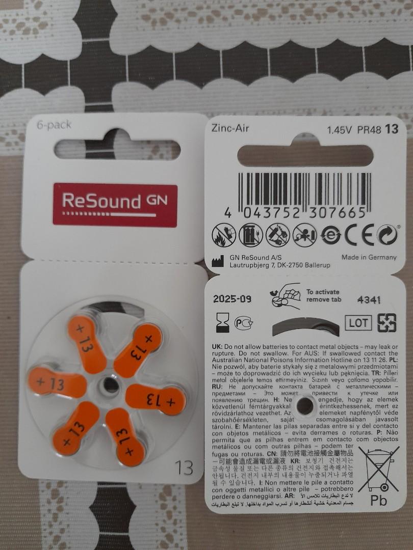 Genuine Resound batteries, Photography, Photography Accessories