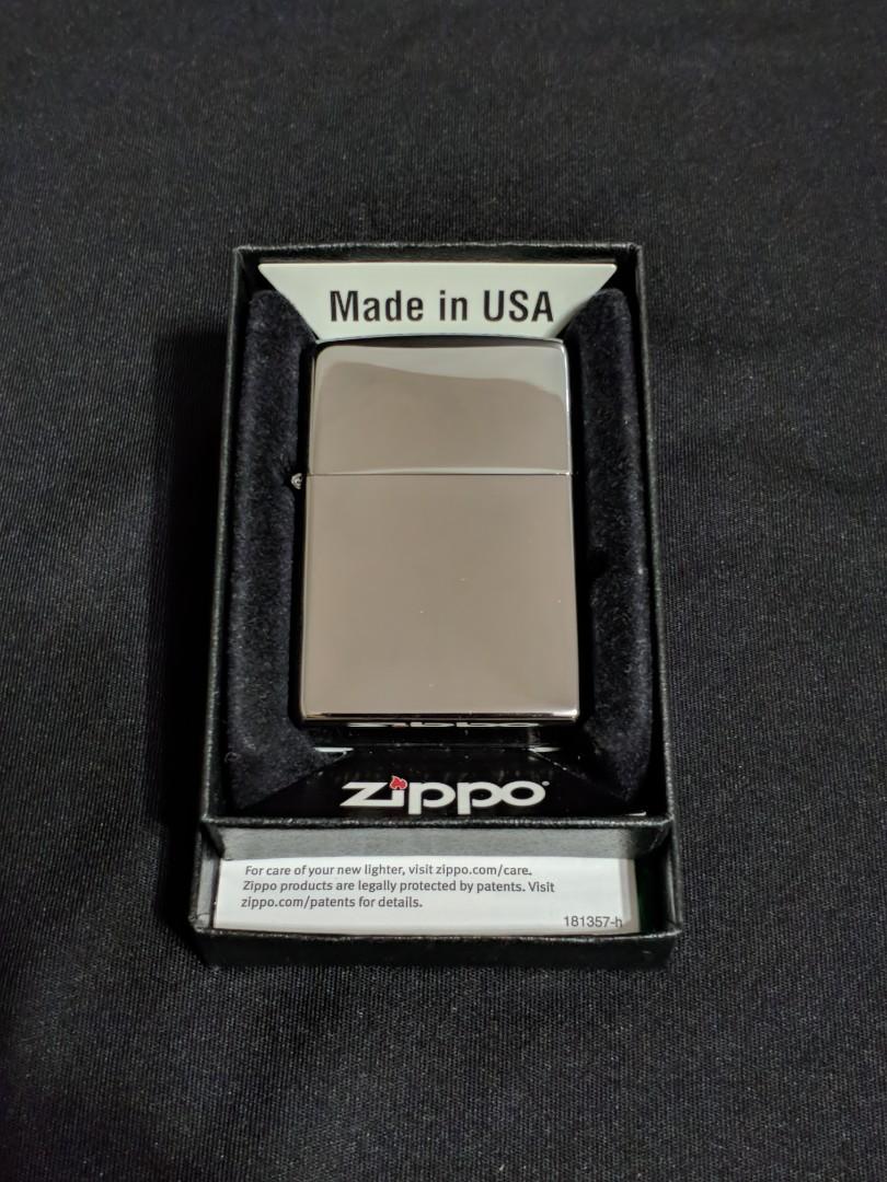 Genuine Zippo Vintage Polished Chrome Lighter CASE ONLY No Insert