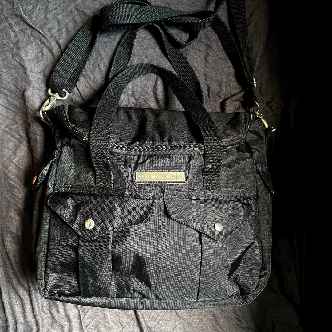 Girbaud Sling Crossbody Bag Black Water Repellent, Women's Fashion