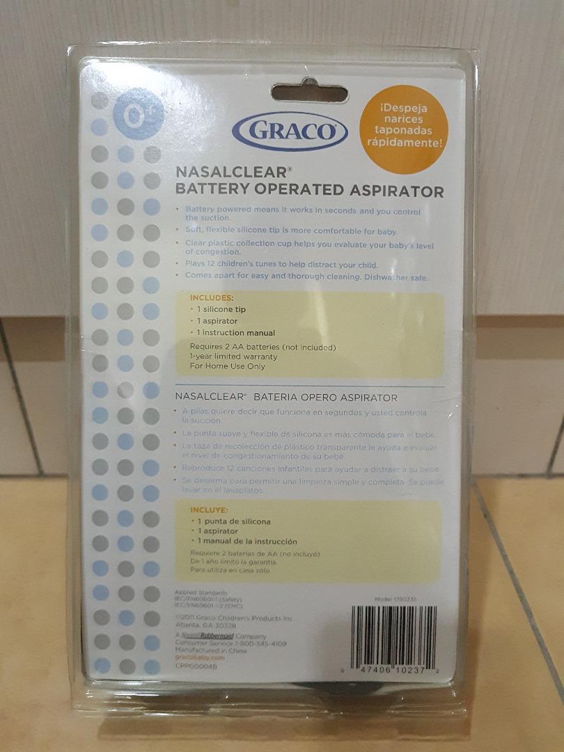 Graco nose aspirator manual discount