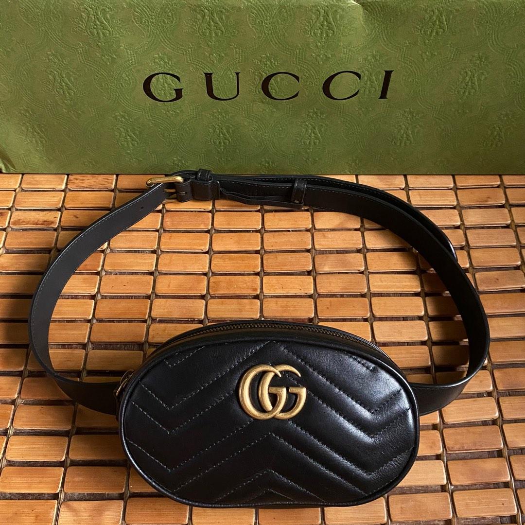 Gucci GG Marmont Belt Bag, Luxury, Bags & Wallets on Carousell