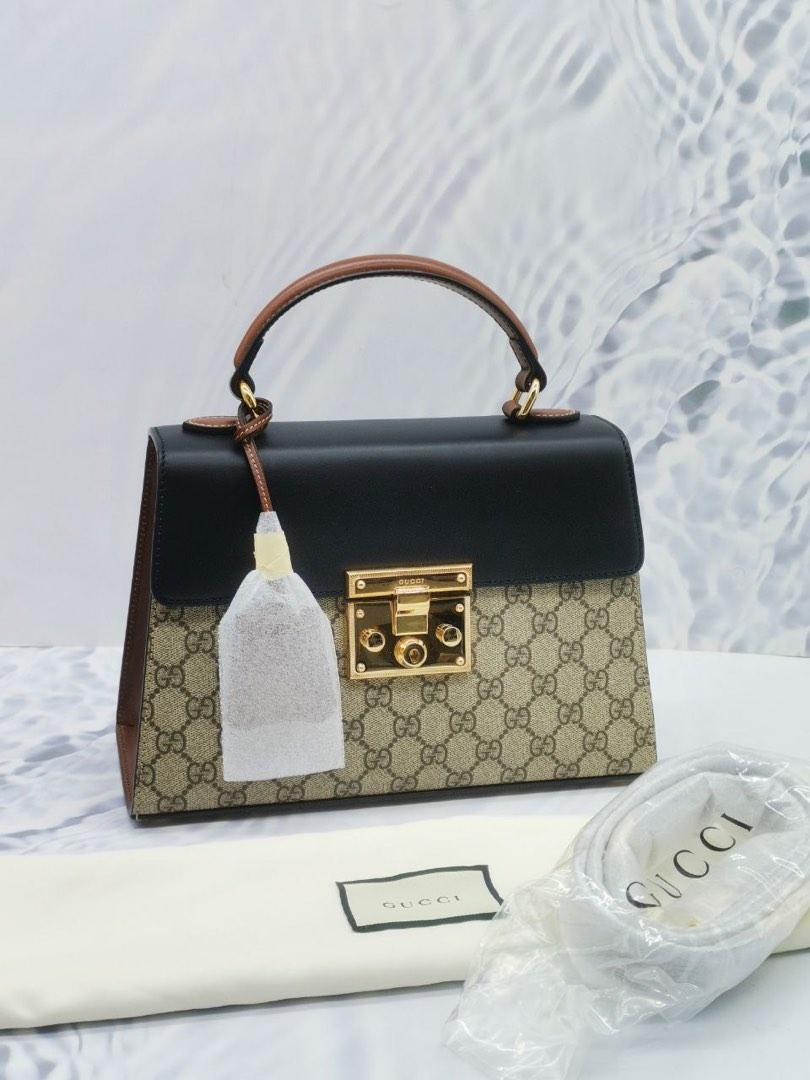 Gucci padlock outlet top handle