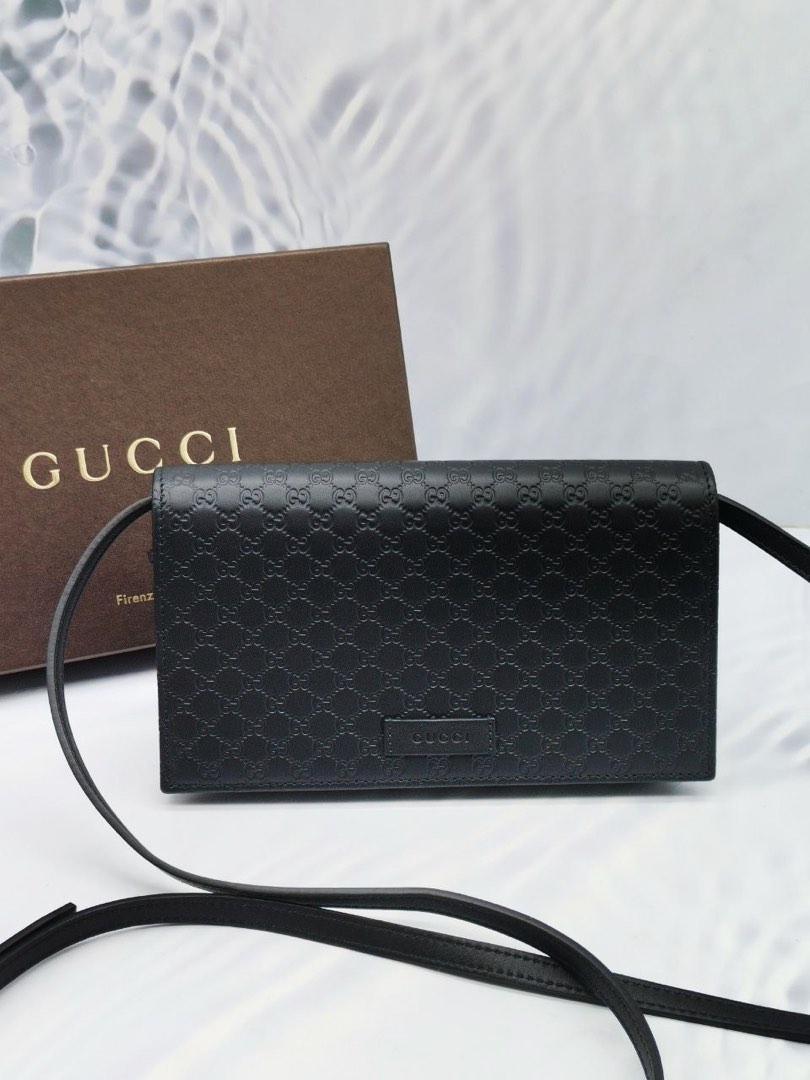 GUCCI GUCCISSIMA CROSSBODY BAG, Luxury, Bags & Wallets on Carousell
