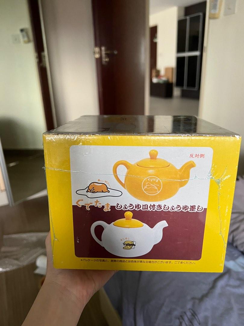 Gudetama soy sauce pot and dish, TV & Home Appliances, Kitchen
