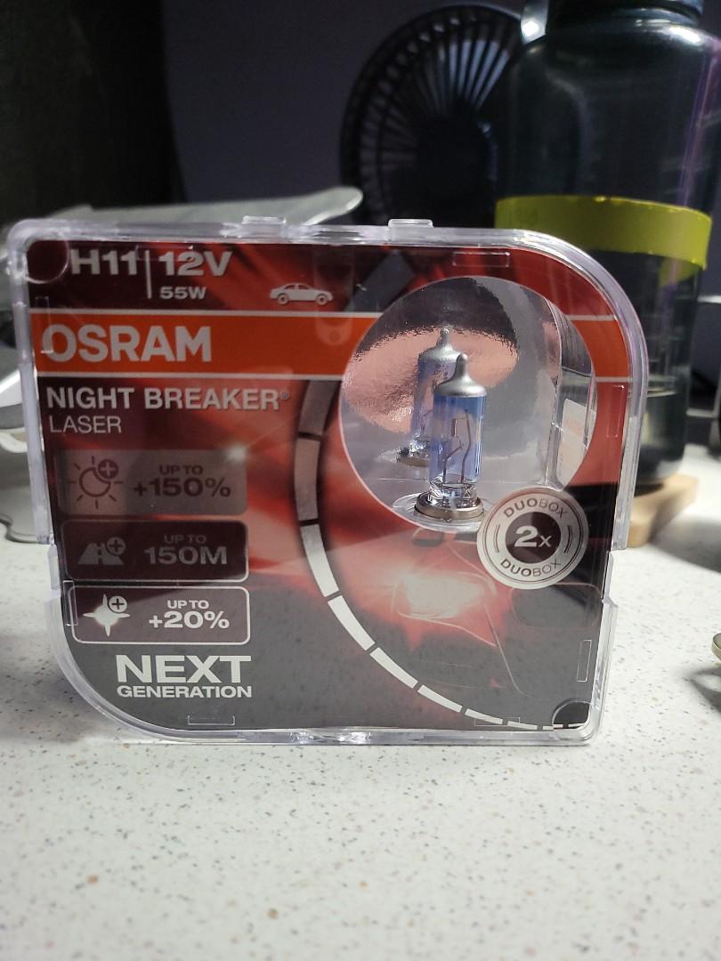 OSRAM Night Breaker LASER Next Generation H11 +150% Xenon White