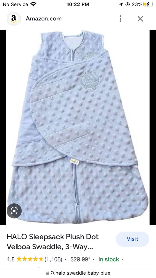 halo swaddle, Babies & Kids, Babies & Kids Fashion on Carousell