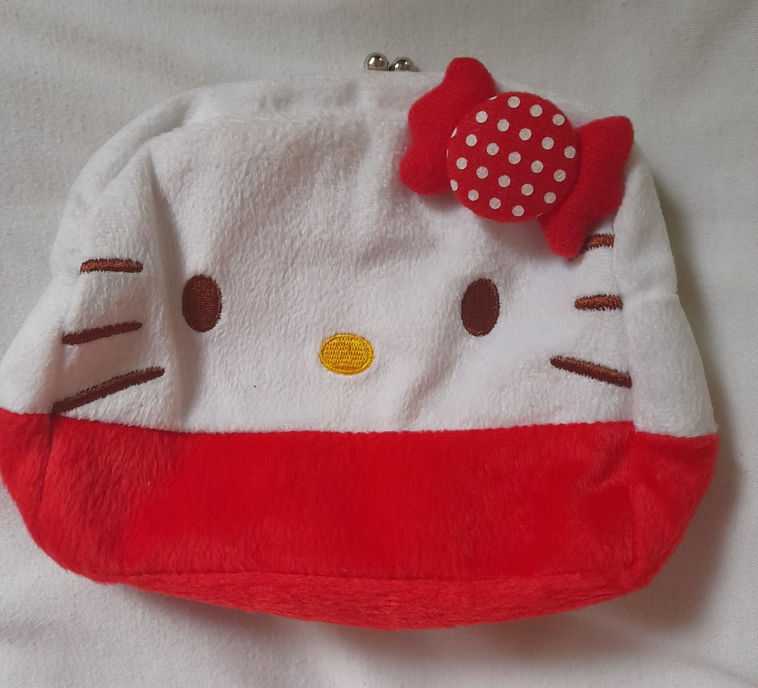 Hello Kitty Kisslock Clutch/Purse, Women's Fashion, Bags & Wallets
