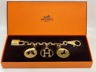 Hermes breloque charm gold color