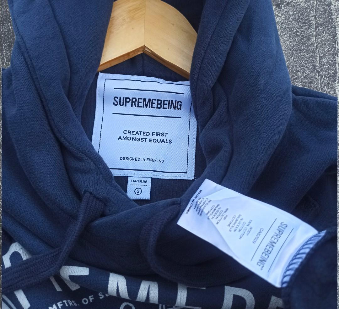 Hoodie Supremebeing navy original 100 Preloved second thrift
