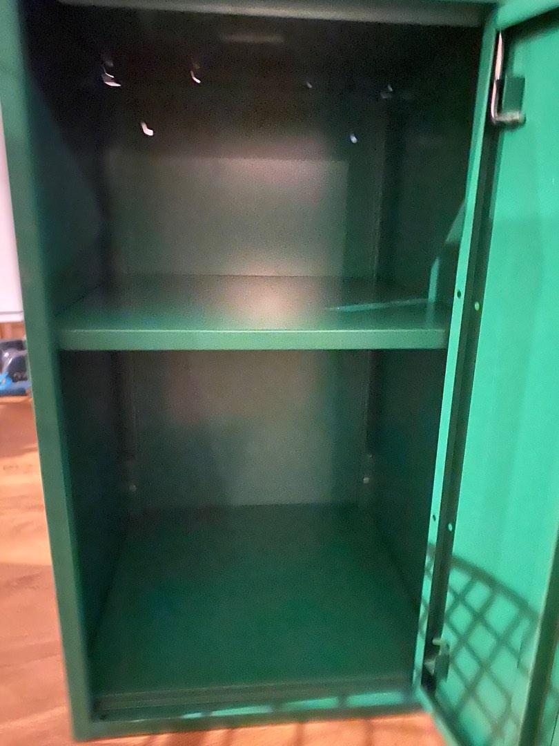 IKEA green metal Furniture & Home Living, Furniture, Shelves