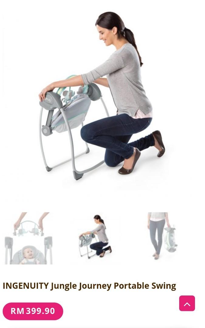 Ingenuity jungle journey portable swing cheap