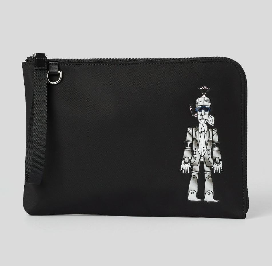 Karl Lagerfeld Box Clutch Bag, Luxury, Bags & Wallets on Carousell