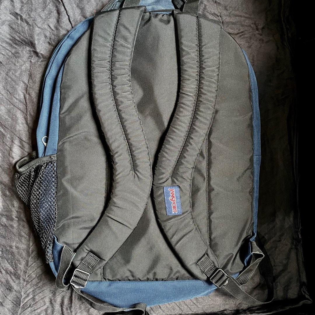 Jansport Big Student Backpack Navy Blue 34L, Men's Fashion, Bags