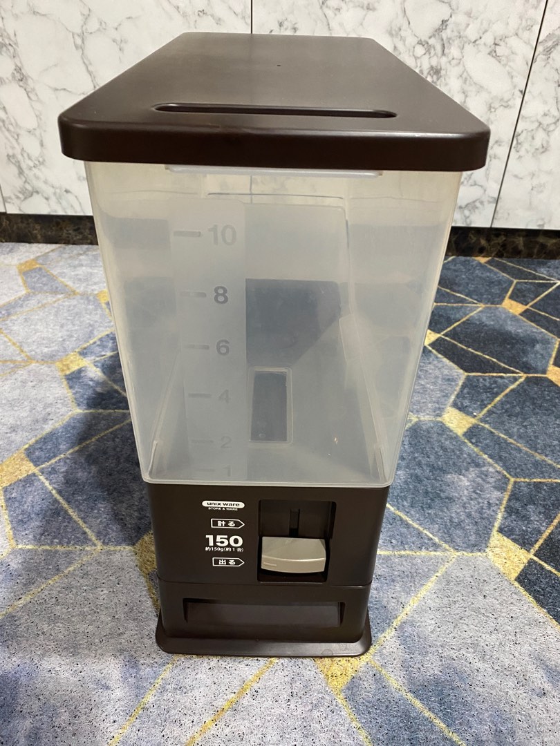 Japan ASVEL 12 Kg Rice Container / Rice Dispenser, Furniture & Home Living, Kitchenware