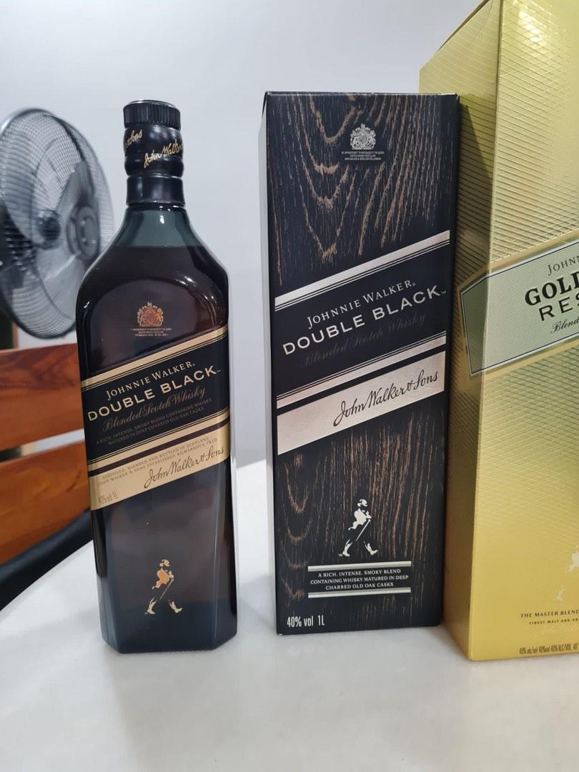 Johnnie Walker Double Black 1L, Food & Drinks, Alcoholic Beverages on