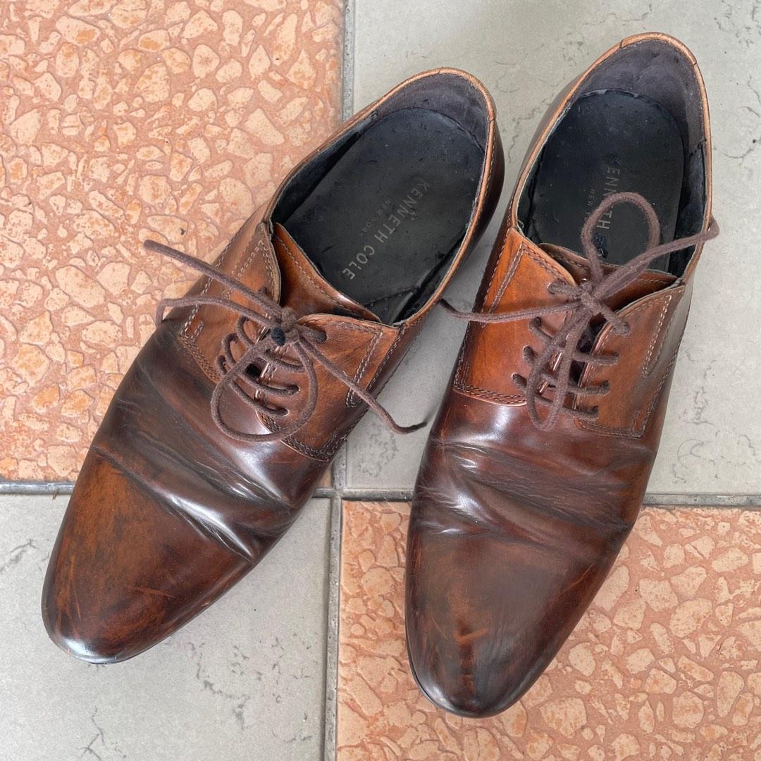 Kenneth cole new york mens leather lace up oxford shoe Men s