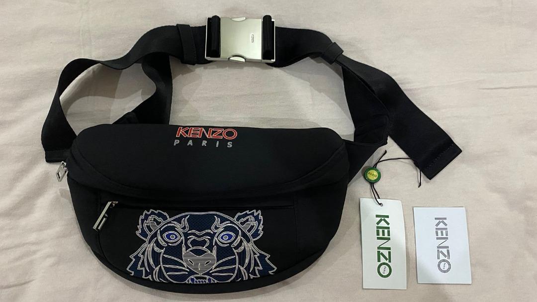 Kenzo Tiger Bumbag Neoprene Black Original