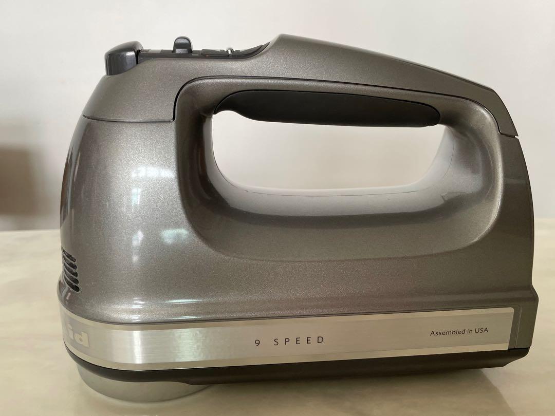 kitchenaid silver hand mixer