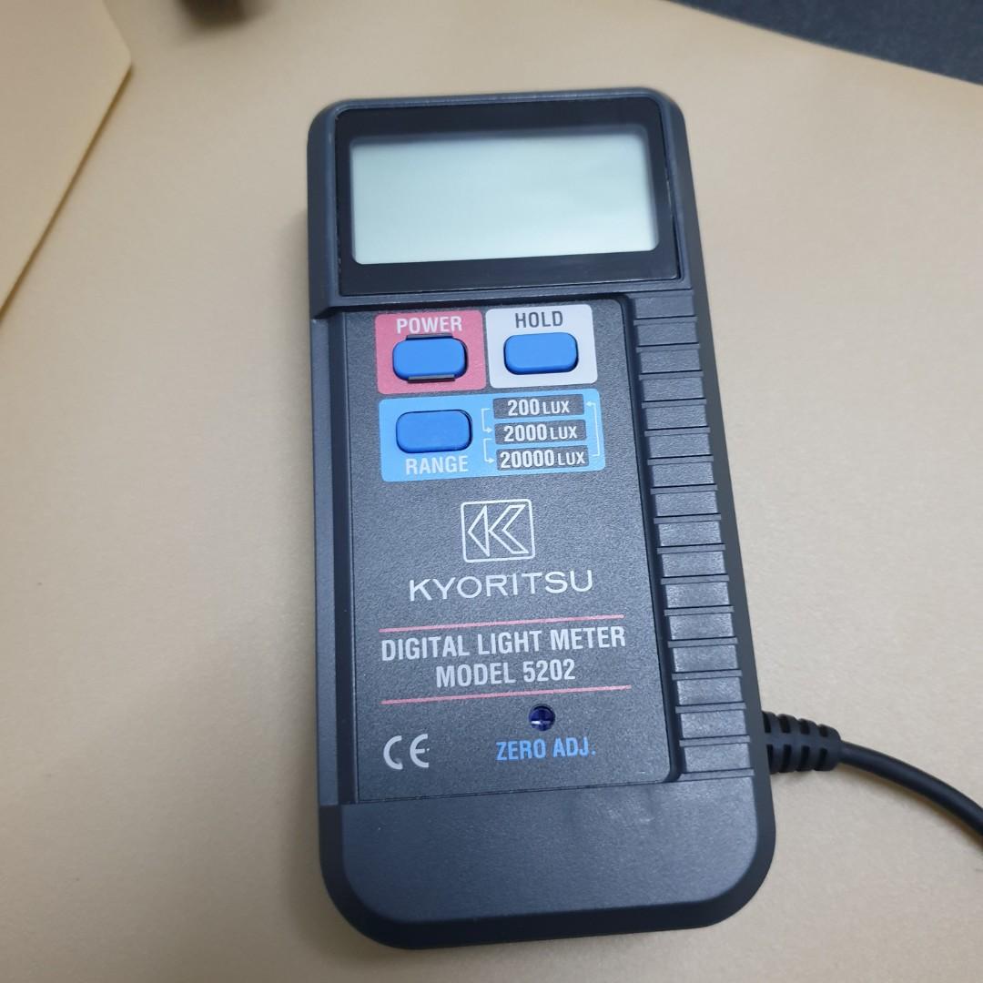 Kyoritsu 5202 Digital Light Meter, Computers & Tech, Office & Business
