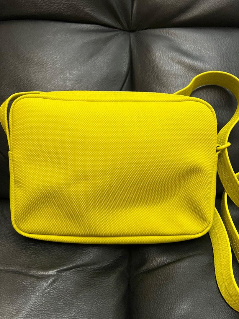 Lacoste Neon Green Crossbody bag, Luxury, Bags & Wallets on Carousell
