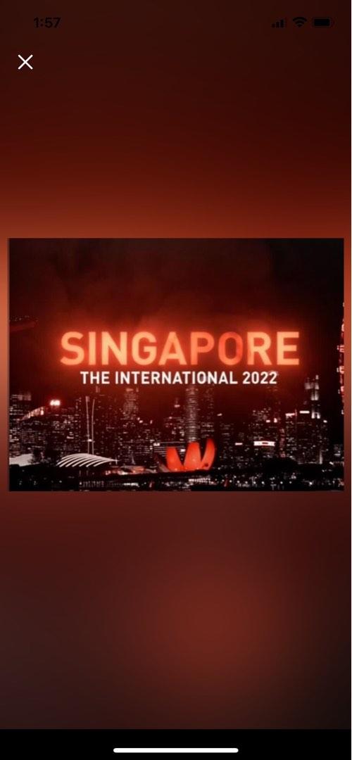 LF Dota 2 TI tickets playoff stage day 3/4, Tickets & Vouchers, Event